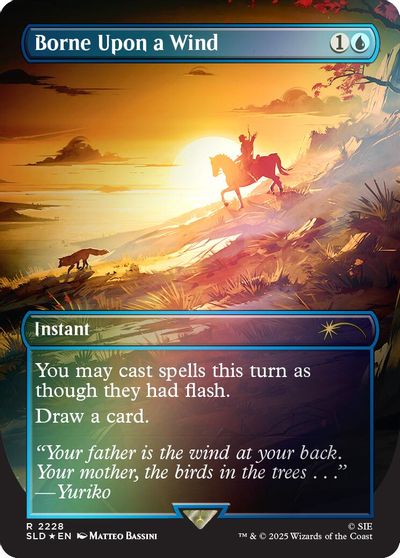 Borne Upon a Wind (Rainbow Foil) card art