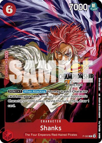 Shanks (CS 25-26 Event Pack Finalist Ver.) card art