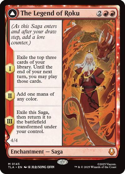 The Legend of Roku card art