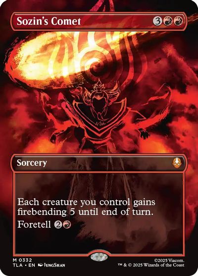Sozin's Comet (0332) (Borderless) card art