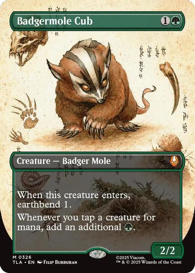 Badgermole Cub (Borderless) card art