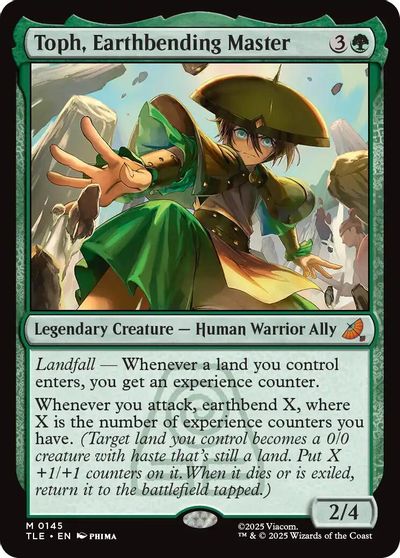 Toph, Earthbending Master card art