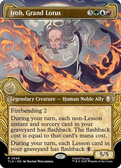 Iroh, Grand Lotus (Showcase) card art