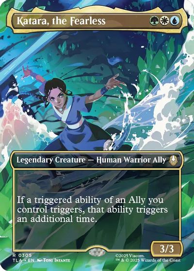 Katara, the Fearless (Borderless) card art