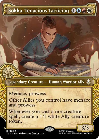 Sokka, Tenacious Tactician (Showcase) card art