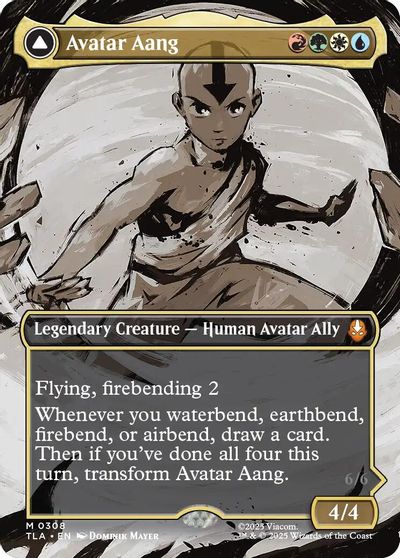 Avatar Aang (Borderless) card art