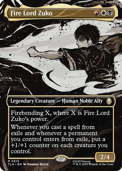 Fire Lord Zuko (Borderless) card art