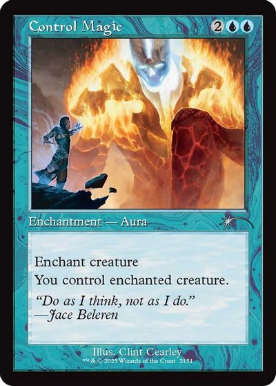 Control Magic (Retro Frame) card art
