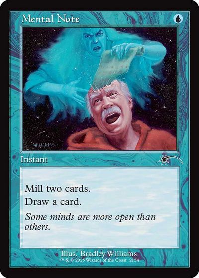 Mental Note (Retro Frame) card art