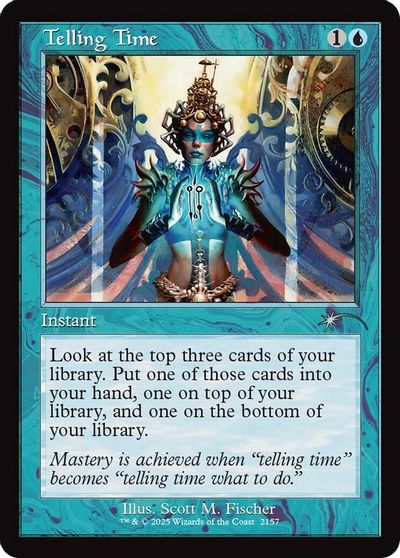 Telling Time (Retro Frame) card art