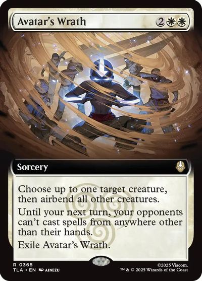 Avatar's Wrath (Extended Art) card art