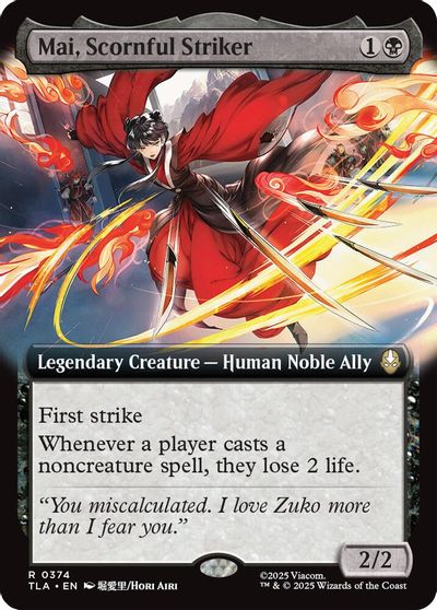 Mai, Scornful Striker (Extended Art) card art