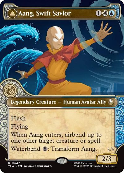 Aang, Swift Savior (Showcase) card art