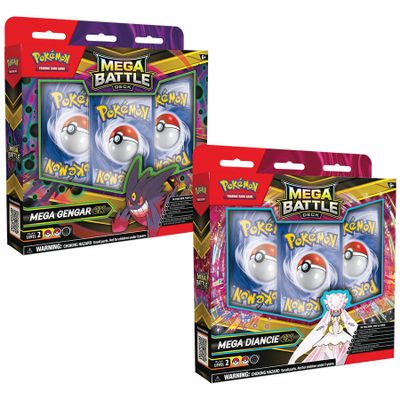 Mega Battle Deck: Mega Gengar ex/Mega Diancie ex [Set of 2] card art