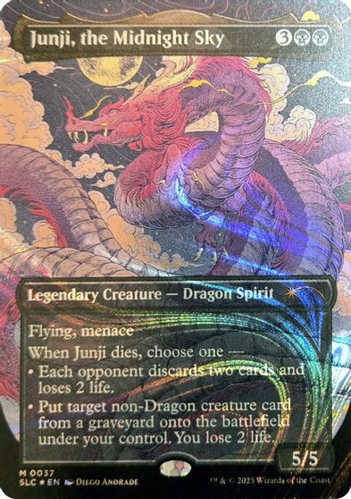 Junji, the Midnight Sky (Halo Foil) card art