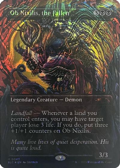 Ob Nixilis, the Fallen (Halo Foil) card art