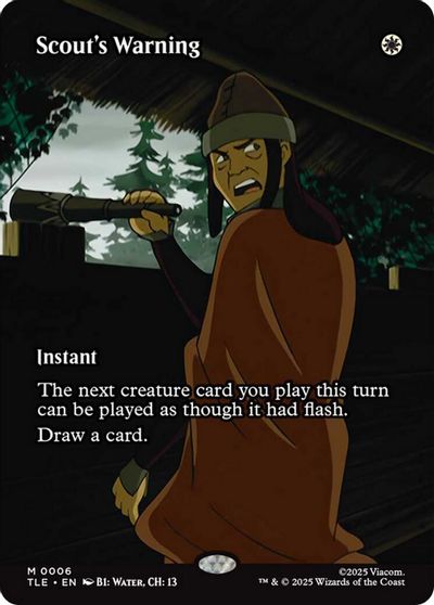 Scout's Warning (Borderless) card art