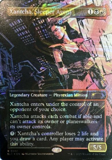 Xantcha, Sleeper Agent (Halo Foil) card art