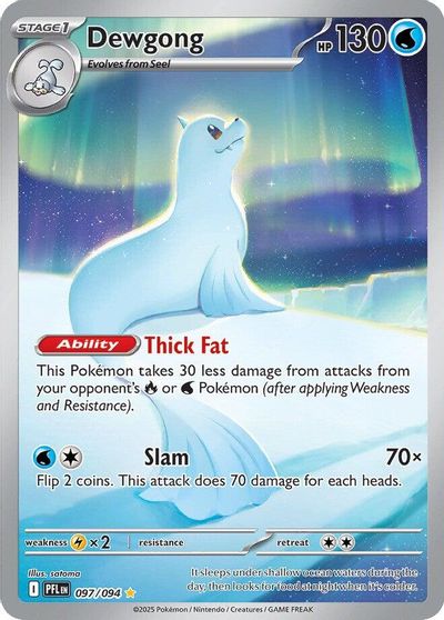 Dewgong - 097/094 card art