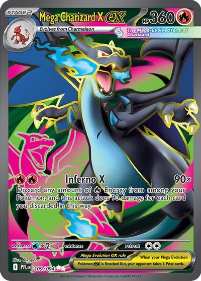 Mega Charizard X ex - 109/094 card art