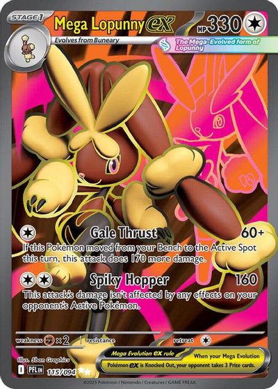 Mega Lopunny ex - 115/094 card art