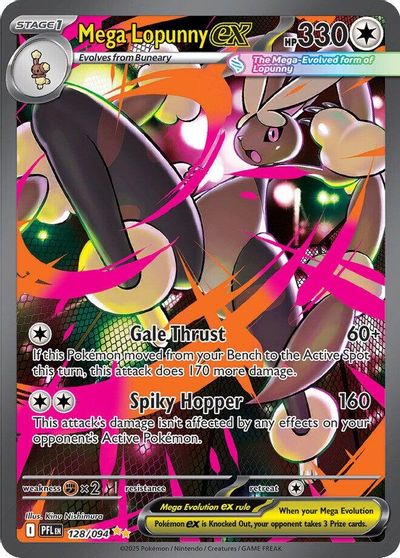 Mega Lopunny ex - 128/094 card art