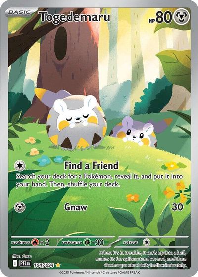 Togedemaru - 104/094 card art