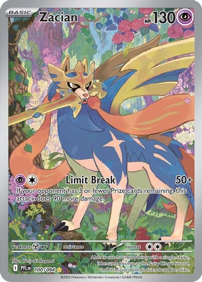 Zacian - 100/094 card art