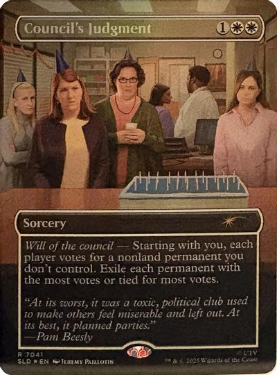 Council's Judgment (7041) card art