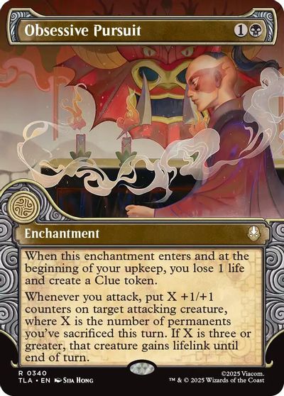 Obsessive Pursuit (Showcase) card art