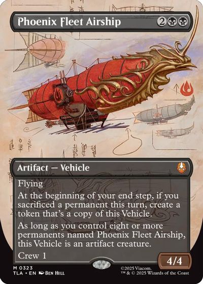Phoenix Fleet Airship (Borderless) card art