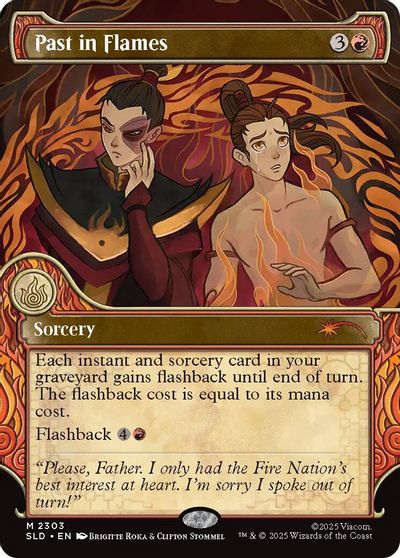 Past in Flames card art