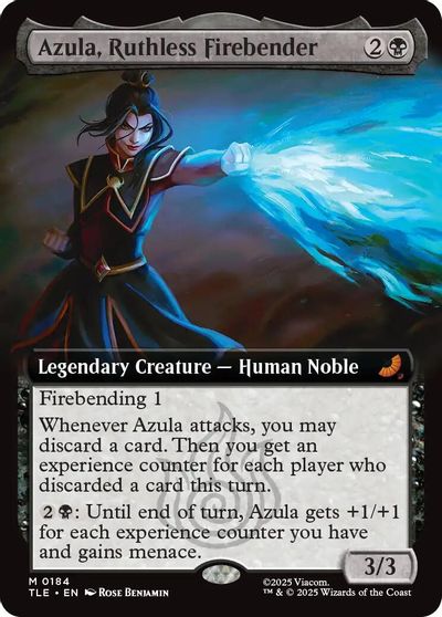 Azula, Ruthless Firebender (Extended Art) card art