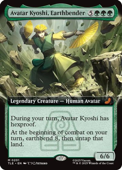 Avatar Kyoshi, Earthbender (Extended Art) card art
