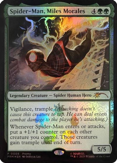 Spider-Man, Miles Morales card art