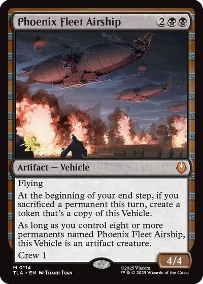 Phoenix Fleet Airship card art