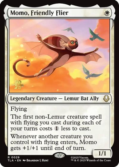 Momo, Friendly Flier card art