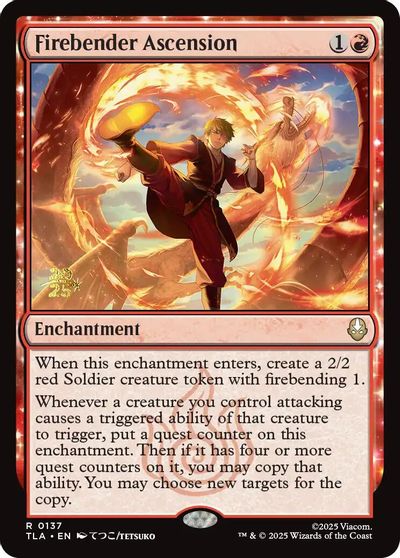 Firebender Ascension card art