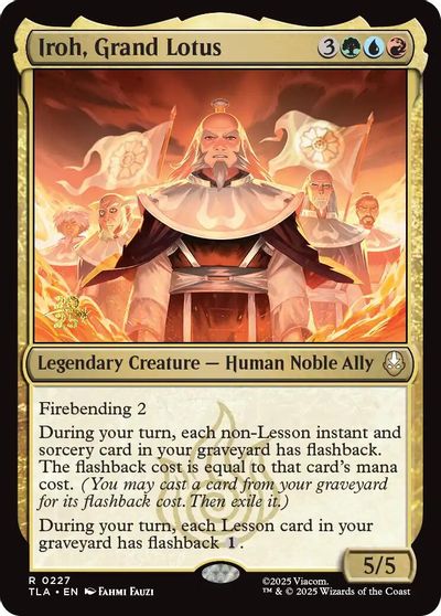 Iroh, Grand Lotus card art