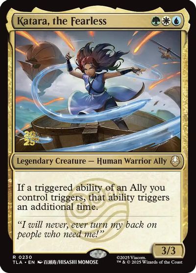 Katara, the Fearless card art