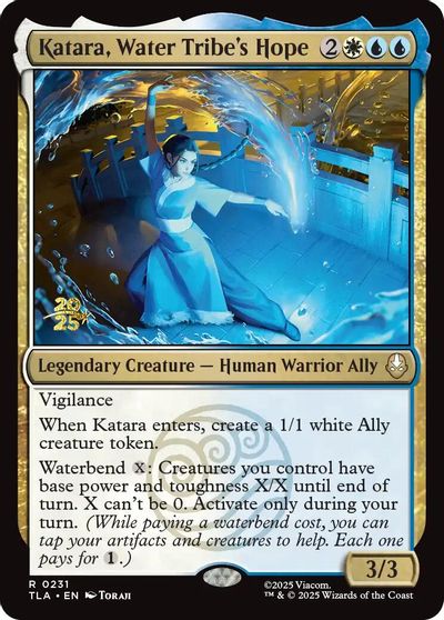 Katara, Water Tribe's Hope card art