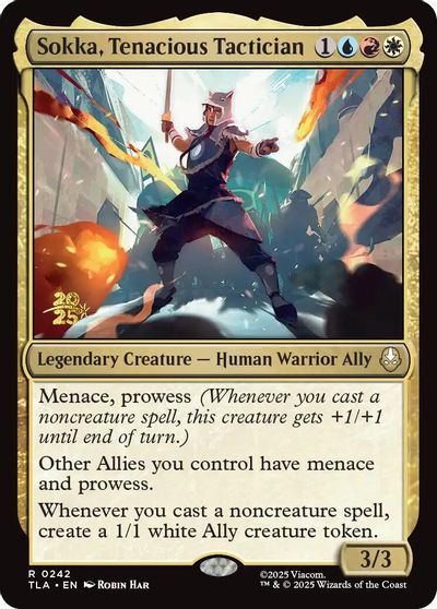 Sokka, Tenacious Tactician card art