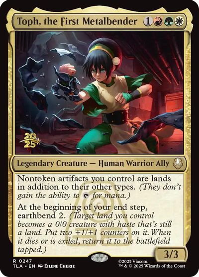 Toph, the First Metalbender card art