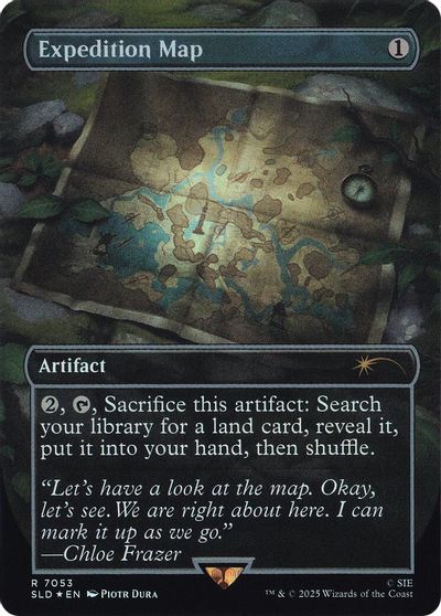 Expedition Map (Rainbow Foil) card art