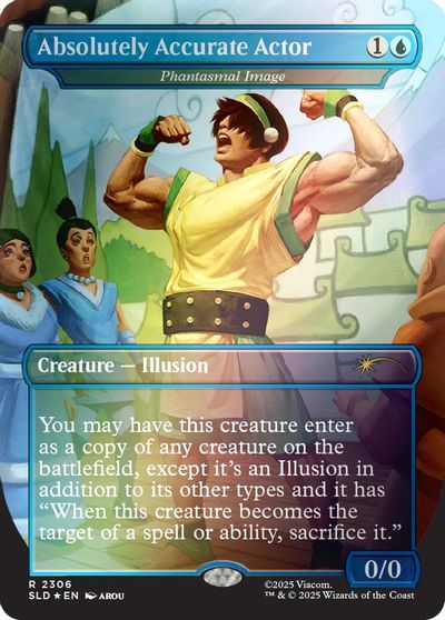 Absolutely Accurate Actor - Phantasmal Image (Rainbow Foil) card art