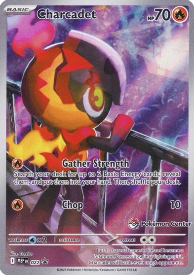 Charcadet - 022 (Pokemon Center Exclusive) card art