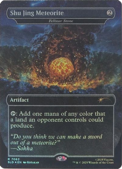 Shu Jing Meteorite - Fellwar Stone (Rainbow Foil) card art
