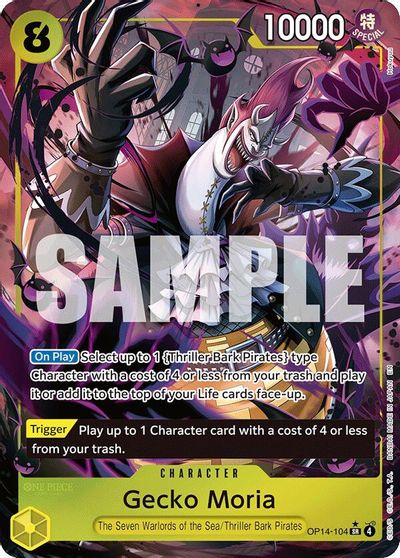 Gecko Moria - OP14-104 (Alternate Art) card art