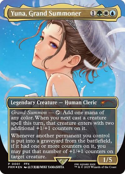 Yuna, Grand Summoner (Borderless) card art