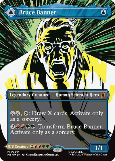Bruce Banner (Borderless) (0390) card art